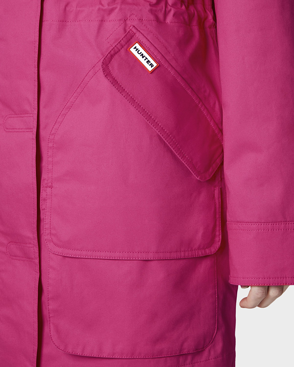  Hunter women's original cotton hunting coat : bright pink