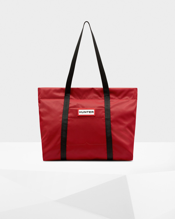  Hunter original nylon tote : military red