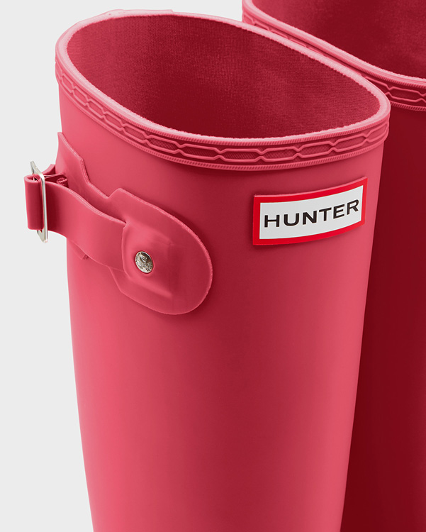  Hunter women's original tall wellington boots : hyper pink