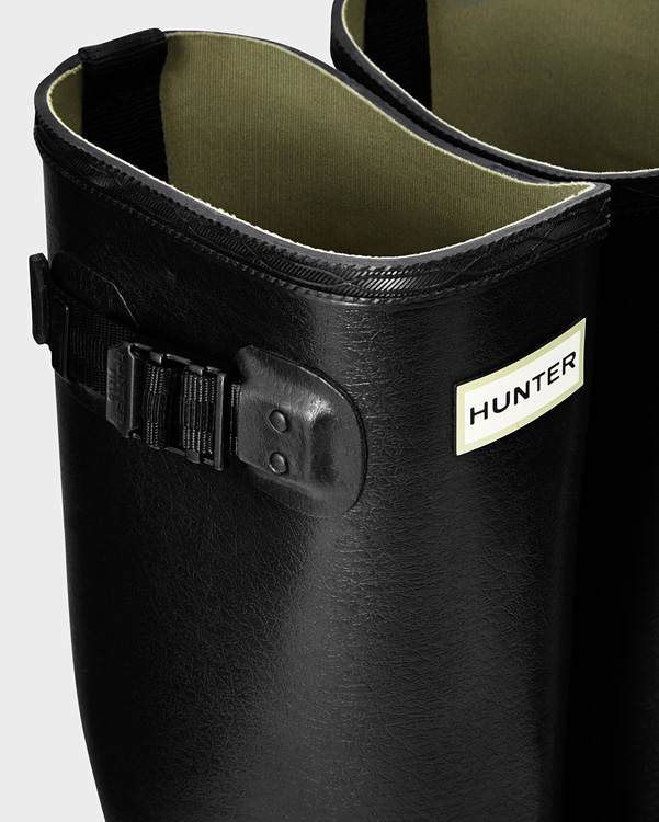  Hunter men's balmoral wellington boots : black