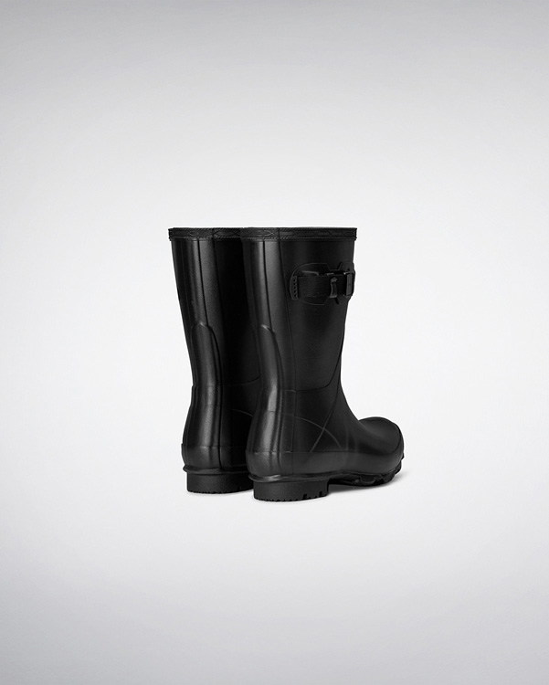  Hunter women's norris field short wellington boots : black