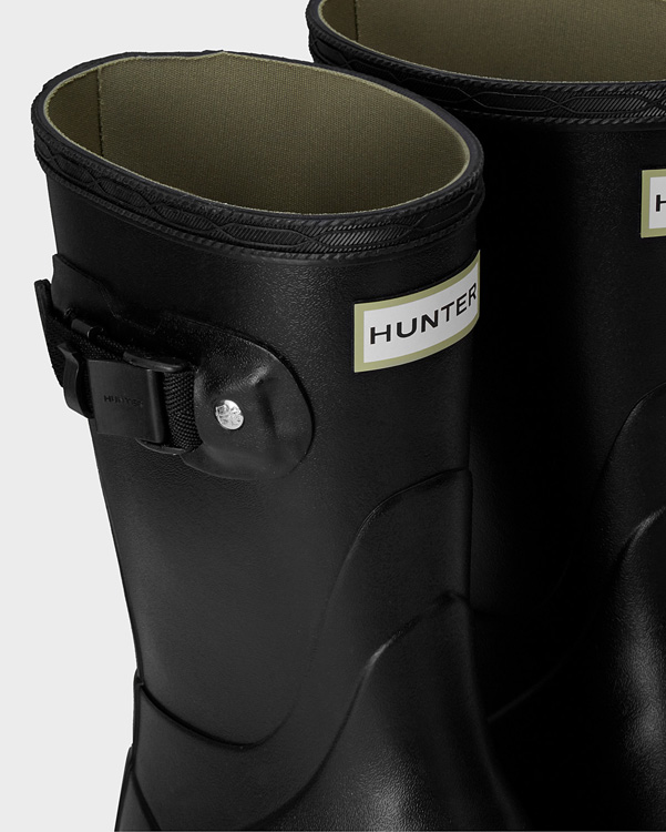  Hunter women's norris field short wellington boots : black