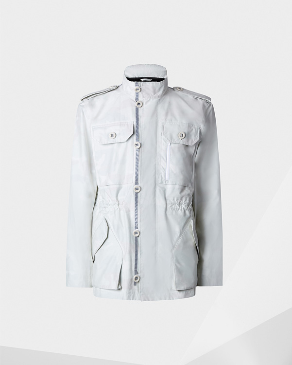  Hunter men's original utility jacket : white