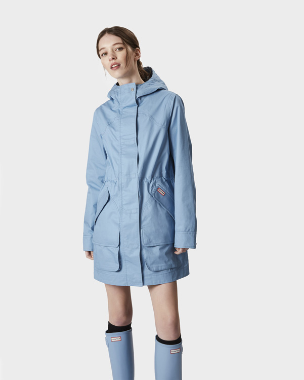  Hunter women's original cotton hunting coat : pale blue