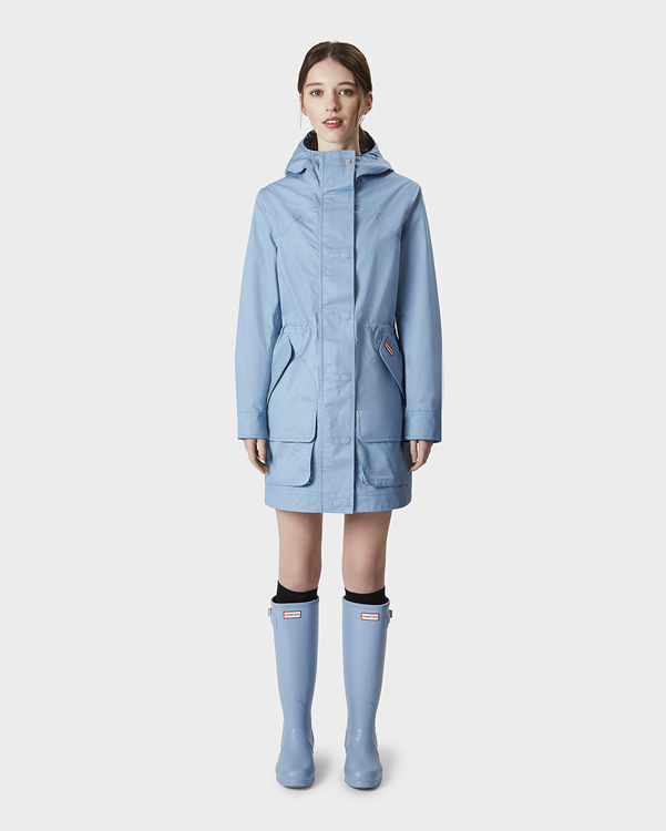  Hunter women's original cotton hunting coat : pale blue