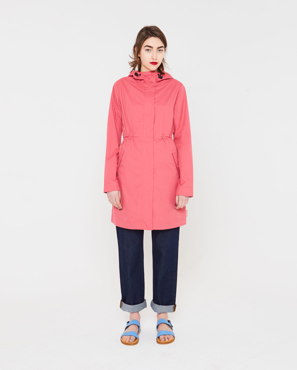  Hunter women's original packable drawstring coat : peony