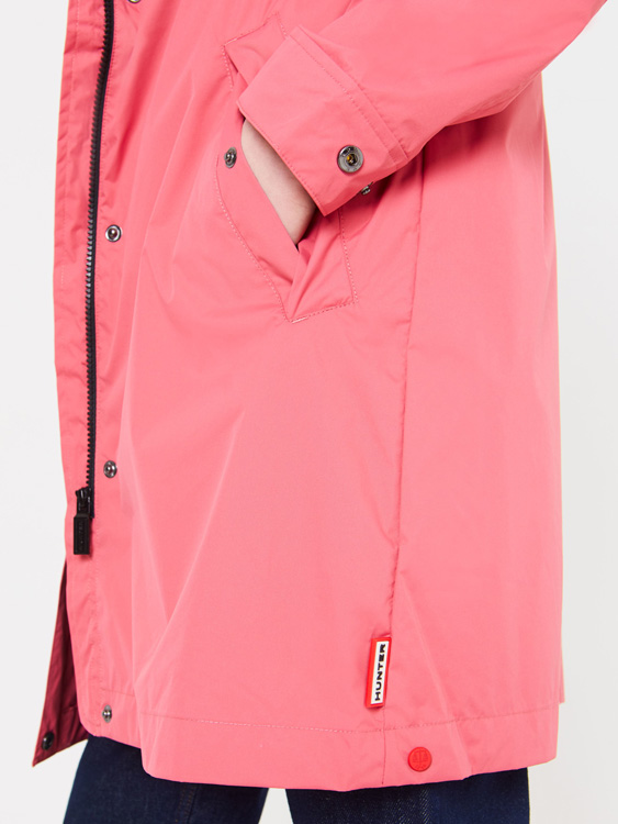  Hunter women's original packable drawstring coat : peony