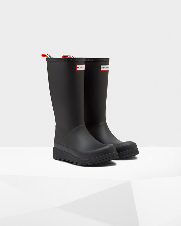  Hunter original play tall wellington boots : black