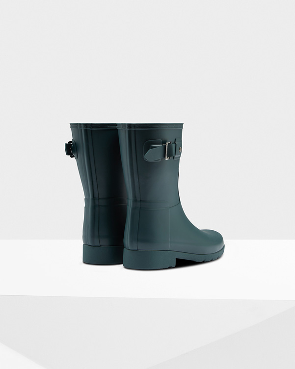  Hunter women's original refined short wellington boots : ivy