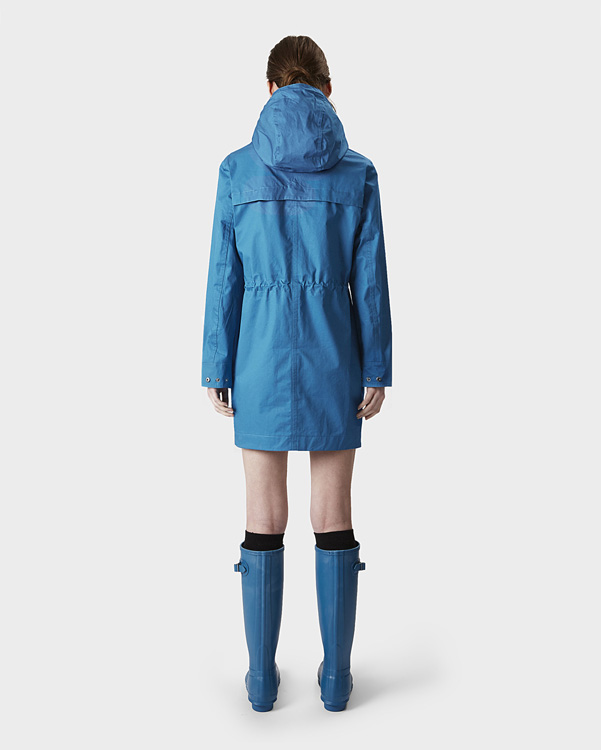  Hunter women's original cotton hunting coat : ocean blue