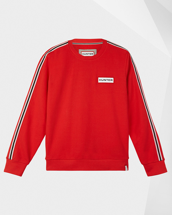  Hunter men's original campus sweatshirt : hunter red