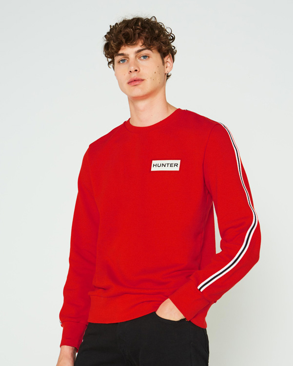  Hunter men's original campus sweatshirt : hunter red