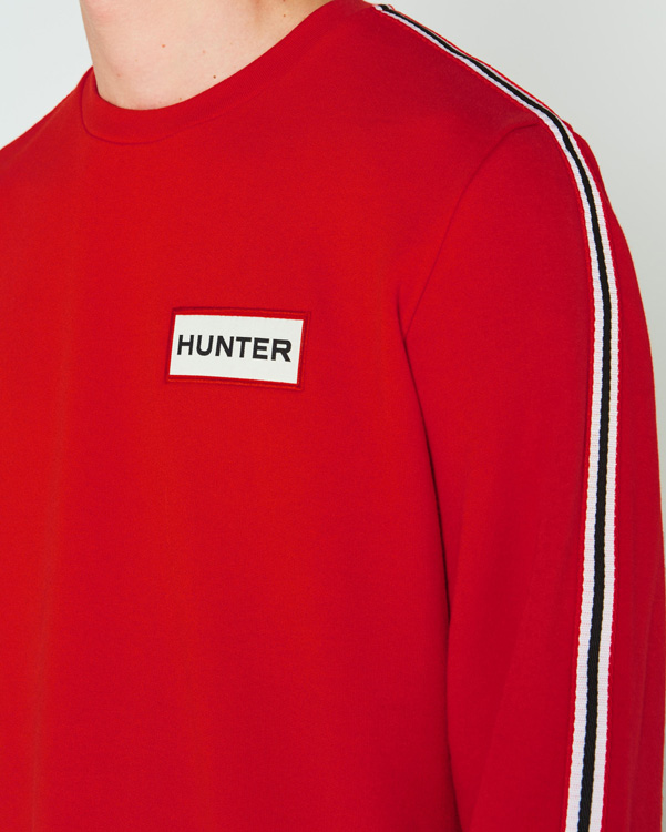  Hunter men's original campus sweatshirt : hunter red