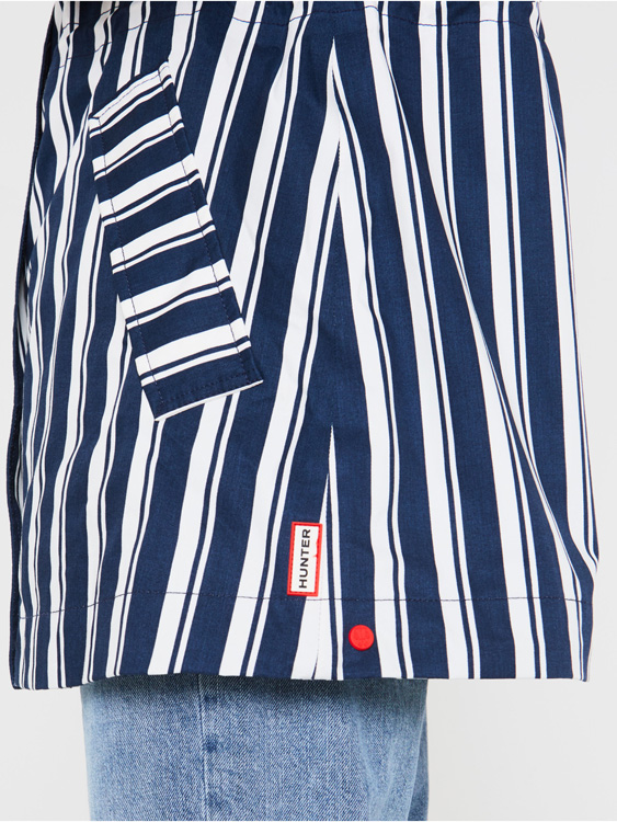  Hunter women's original cotton smock : navy/white stripe