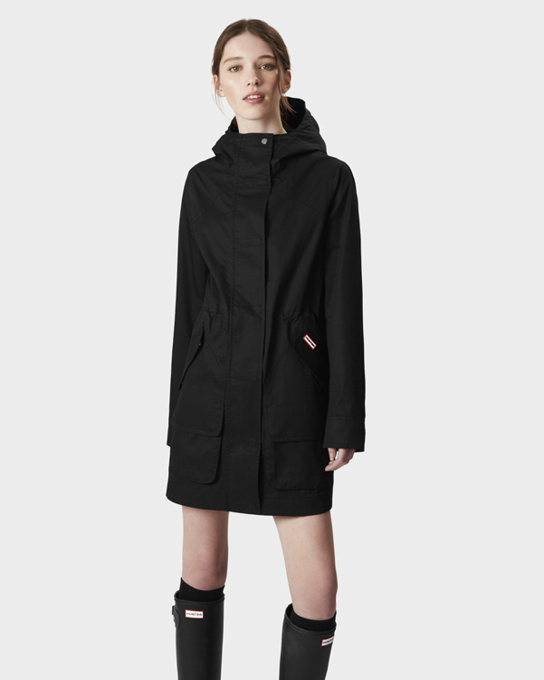  Hunter women's original cotton hunting coat : black