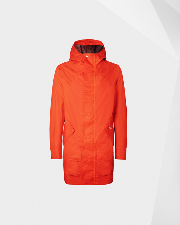  Hunter men's original cotton hunting coat : orange