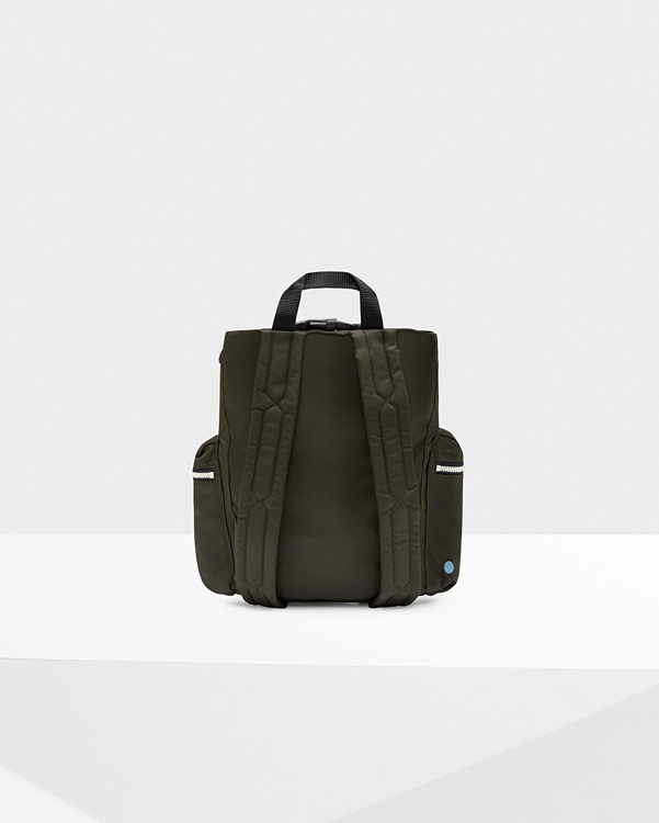  Hunter original mini top clip backpack - nylon : dark olive