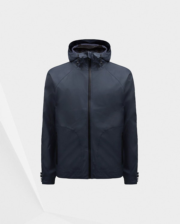  Hunter original rubberised windcheater : navy