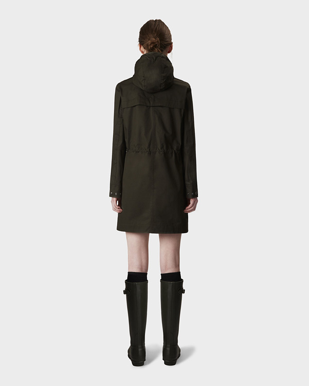  Hunter women's original cotton hunting coat : dark olive