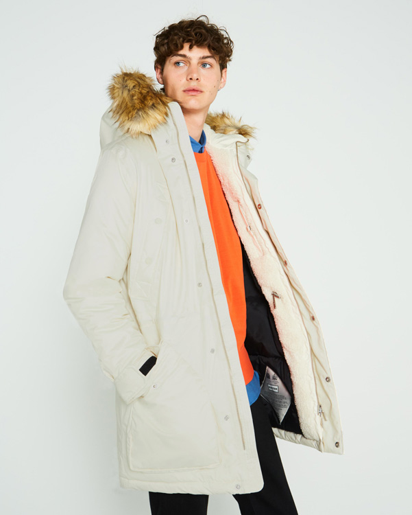  Hunter men's original insulated parka jacket : horn