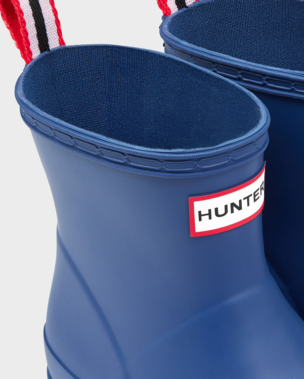  Hunter original play short wellington boots : peak blue