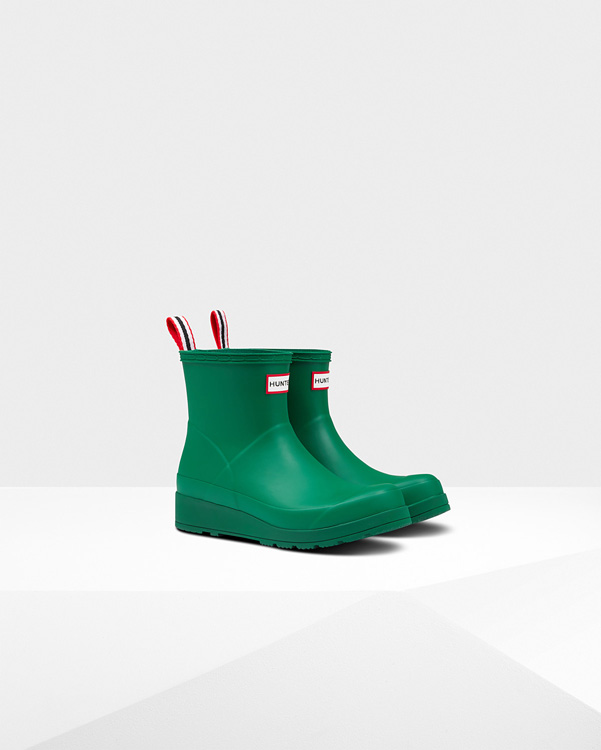  Hunter original play short wellington boots : hyper green