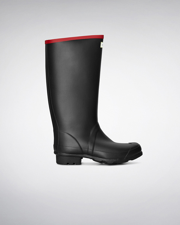  Hunter argyll neoprene wellington boots : black