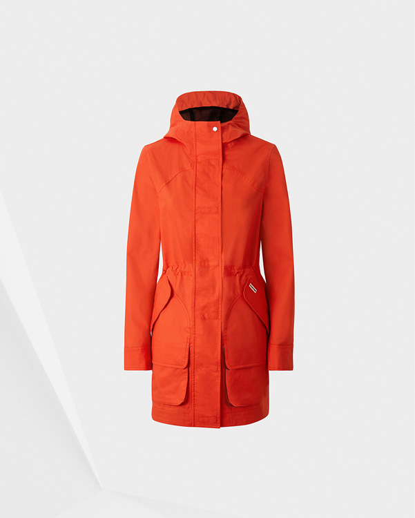  Hunter women's original cotton hunting coat : orange