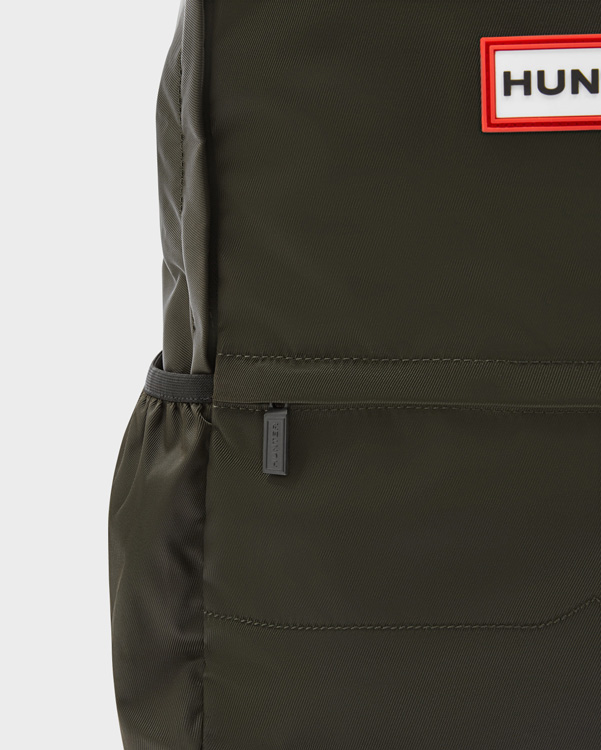  Hunter original nylon large backpack : dark olive