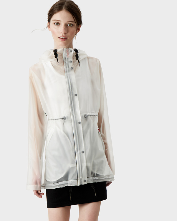  Hunter women's original vinyl smock : white