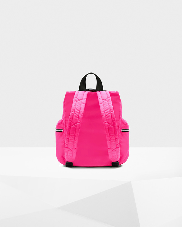  Hunter original mini top clip backpack - nylon : bright pink