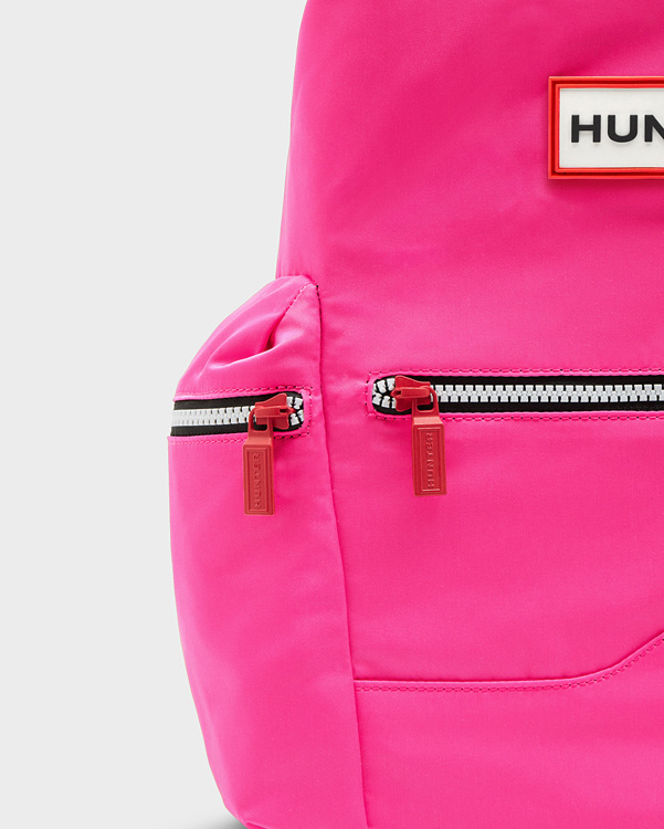  Hunter original mini top clip backpack - nylon : bright pink