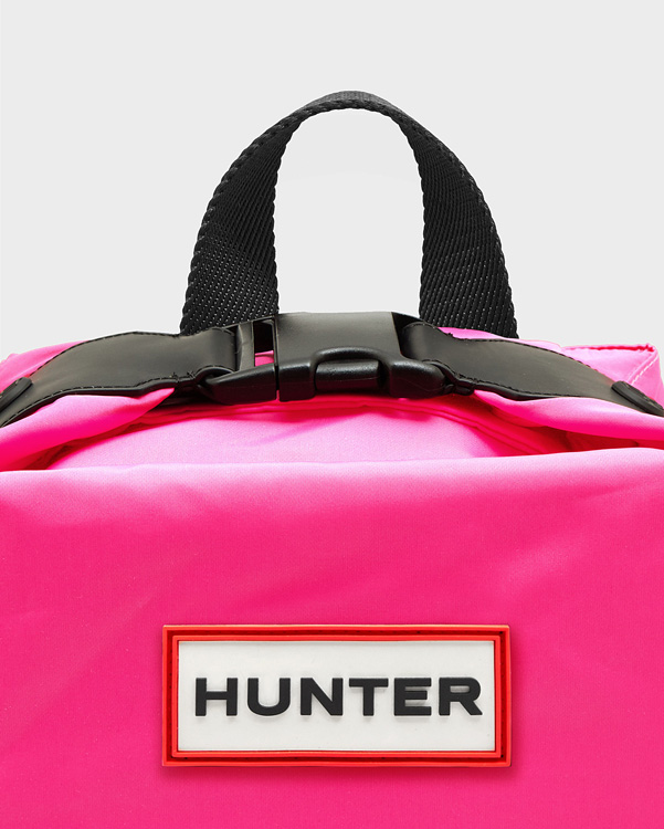  Hunter original mini top clip backpack - nylon : bright pink