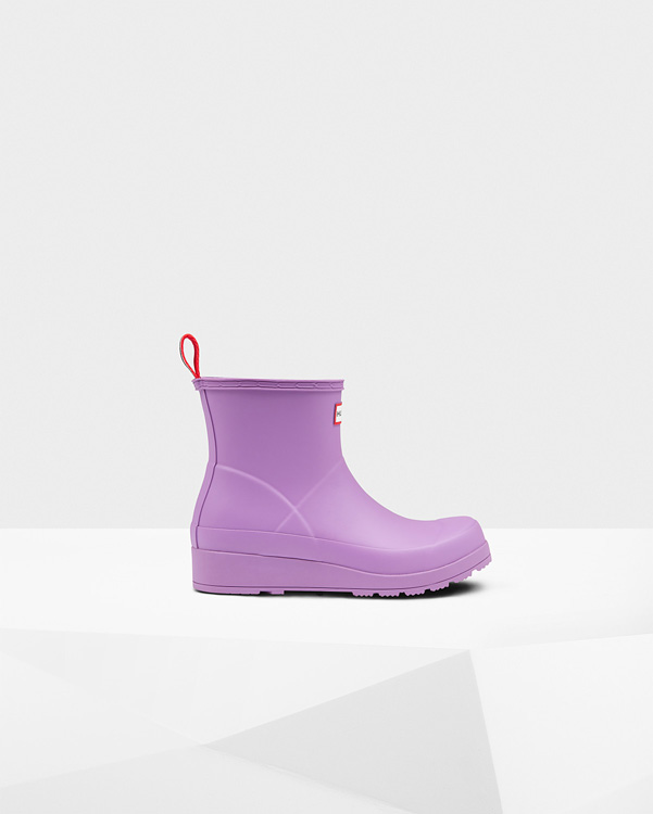  Hunter original play short wellington boots : thistle