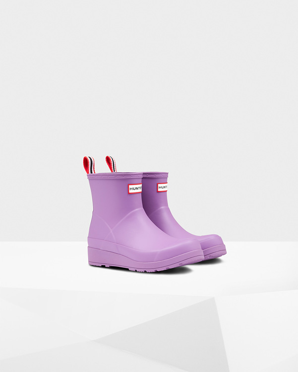  Hunter original play short wellington boots : thistle