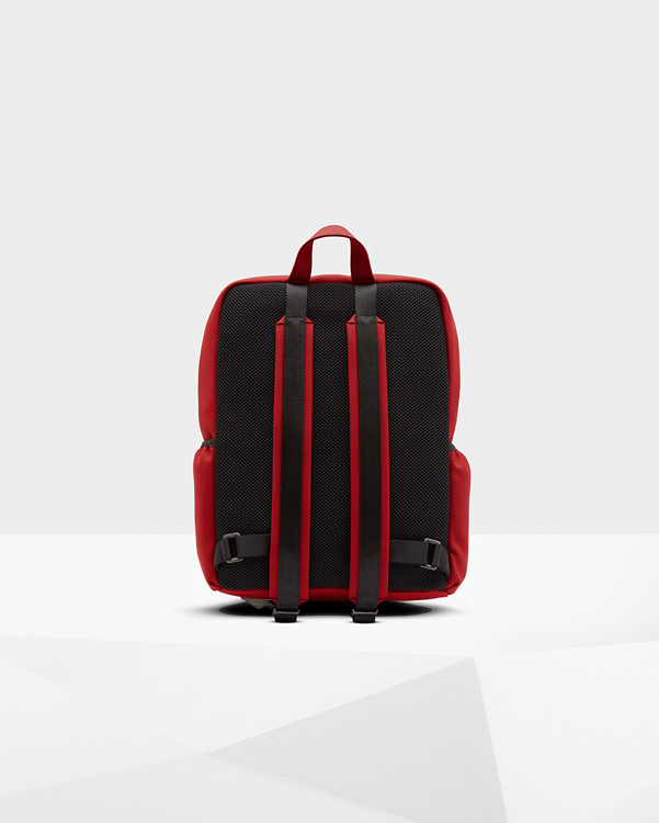  Hunter original rubberised backpack : military red