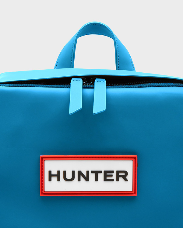  Hunter original rubberised backpack : ocean blue