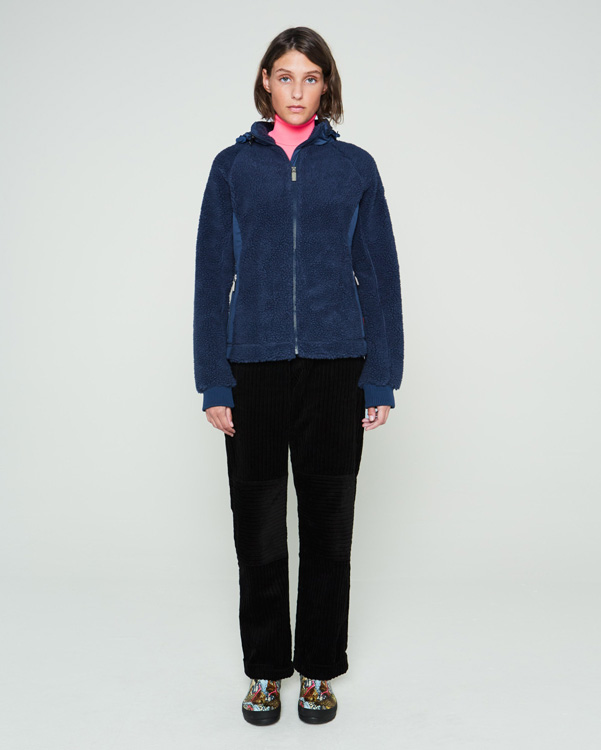  Hunter women's original midlayer fleece : peak blue