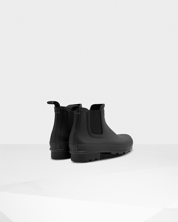  Hunter men's original chelsea boots : black