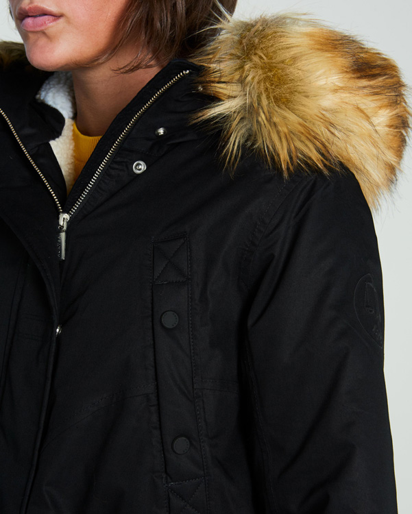  Hunter women's original insulated parka jacket : black