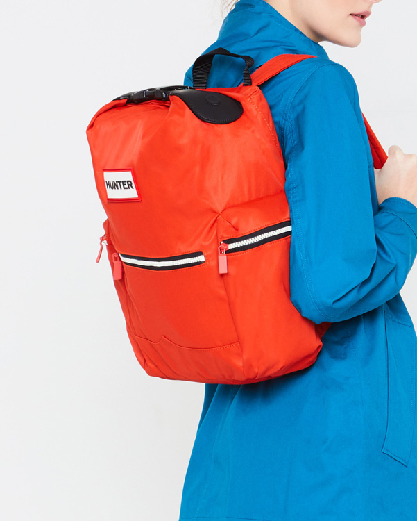  Hunter original top clip backpack - nylon : orange