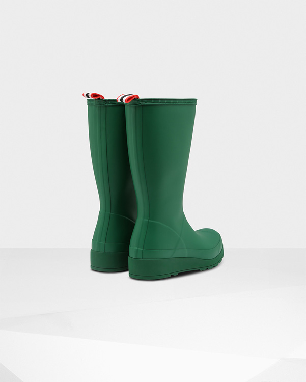  Hunter original play tall wellington boots : hyper green