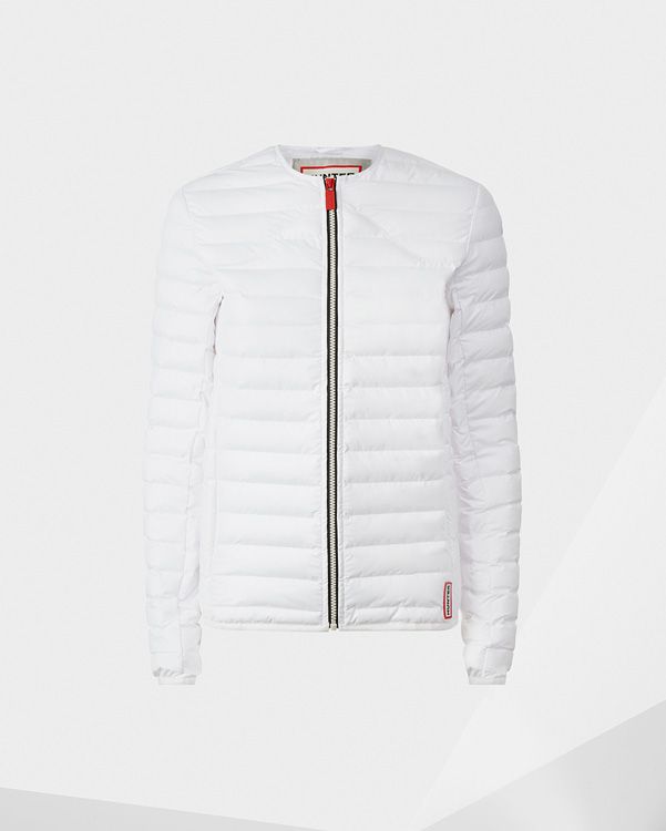  Hunter women's original midlayer jacket : white