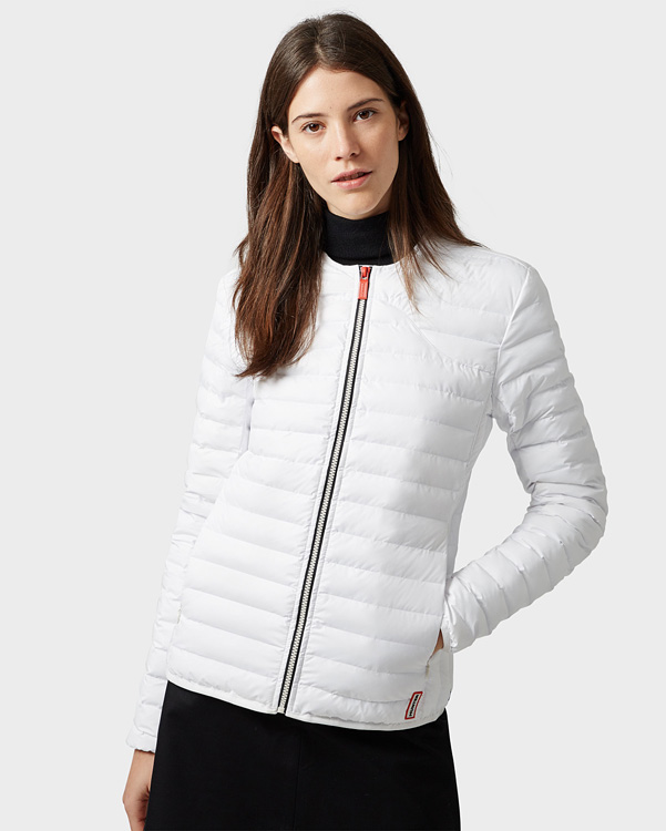  Hunter women's original midlayer jacket : white