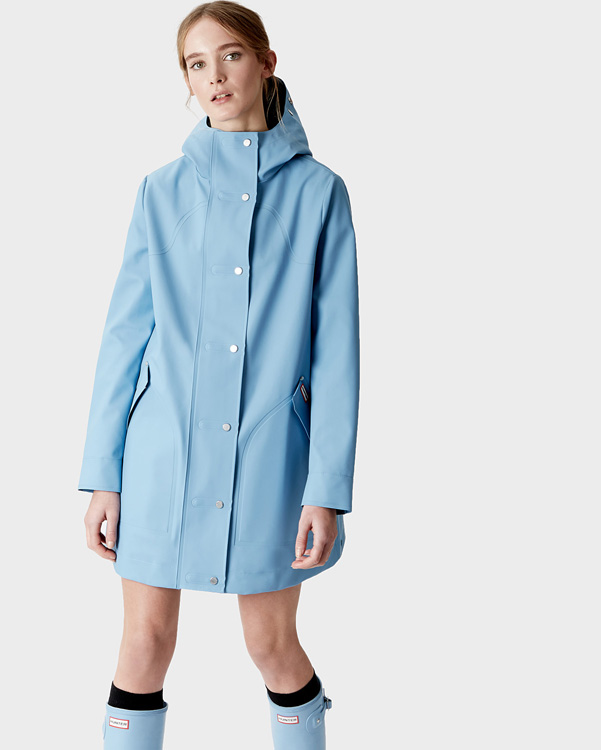  Hunter women's original rubberised hunting coat : pale blue