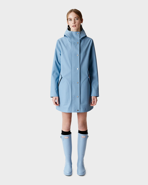  Hunter women's original rubberised hunting coat : pale blue