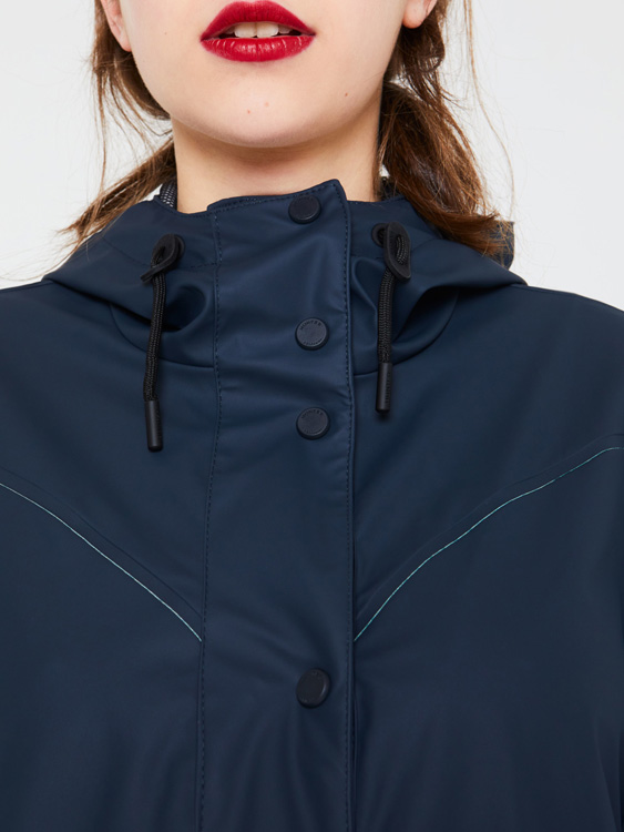  Hunter women's original light rubberised coat : navy