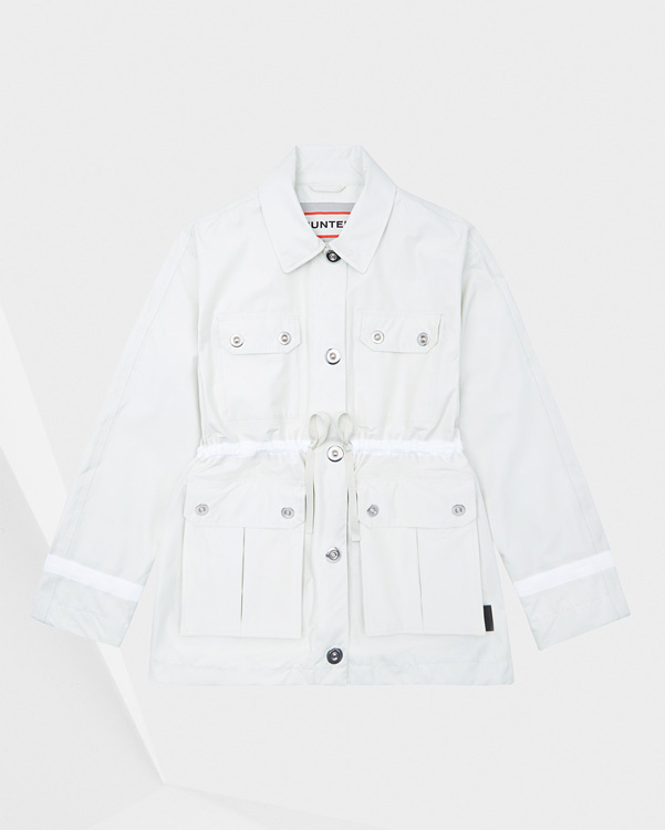  Hunter women's refined garden jacket : off white