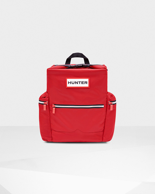  Hunter original top clip backpack - nylon : military red