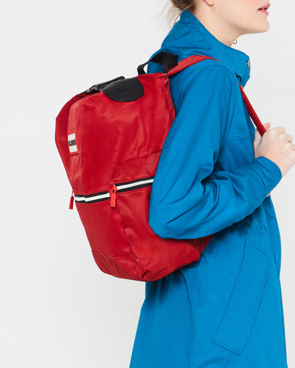  Hunter original top clip backpack - nylon : military red